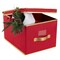 Simplify Storage Box, 11.81 in L, 15.75 in W, 11.81 in H, Red, Polyester 9071-RED - alternate 5